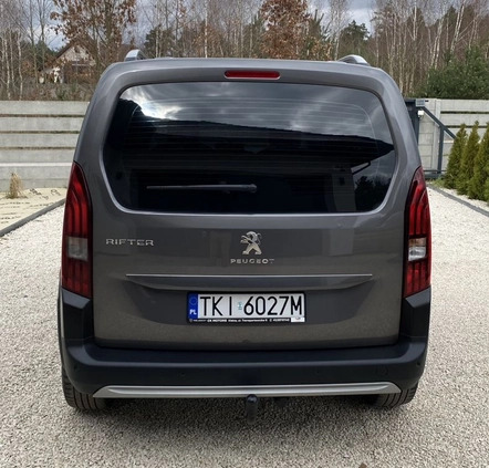 Peugeot Rifter cena 86700 przebieg: 8660, rok produkcji 2020 z Libiąż małe 254